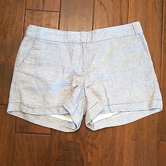 Ann Taylor Loft women's linen blend shorts size 6 - Picture 1 of 6